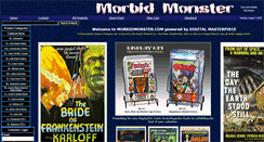 Desktop Screenshot of morbidmonster.com