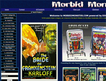 Tablet Screenshot of morbidmonster.com